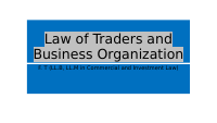Traders and Business Organization Law.pptx